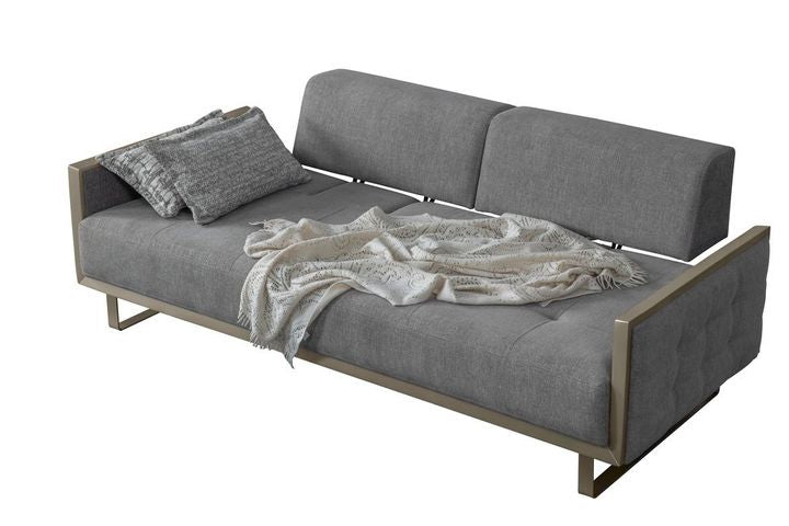 Loft 3-Sitzer Sofa mit Goldenen Beinen