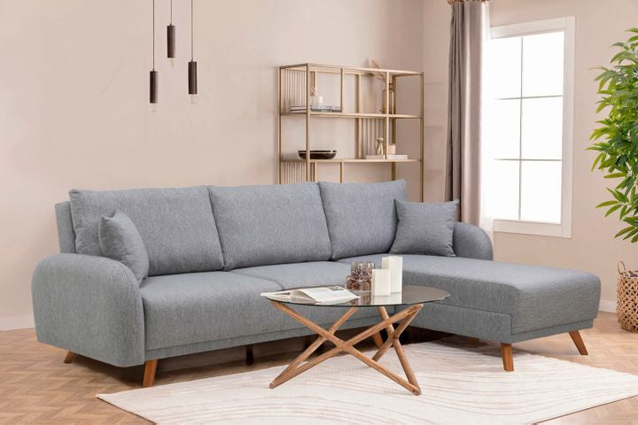 Hera Ecksofa mit Bettfunktion und 1 Bettkasten