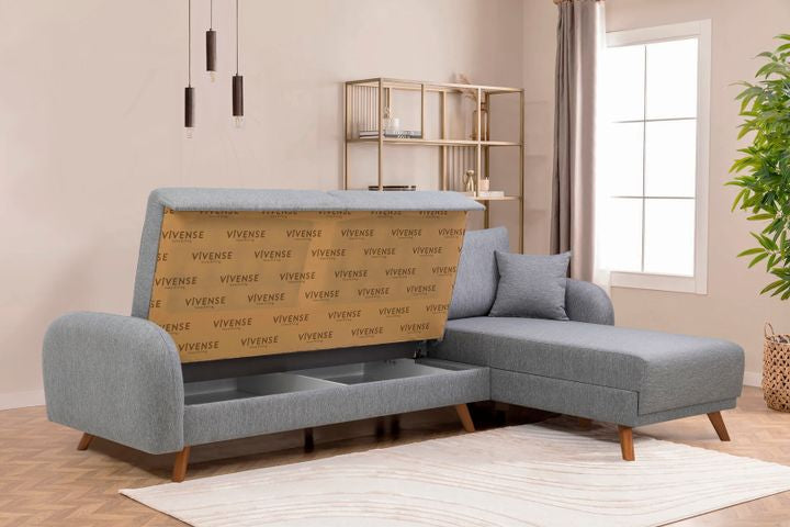 Hera Ecksofa mit Bettfunktion und 1 Bettkasten