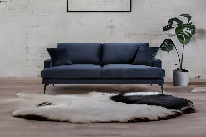 Matilda 3-Sitzer Sofa, Dunkelblau