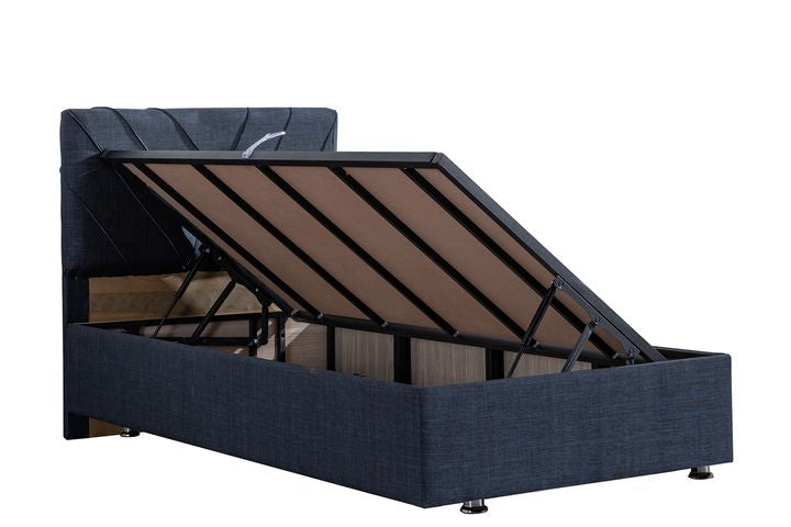 Lux Class Boxspringbett mit Kopfteil, 90x190 cm