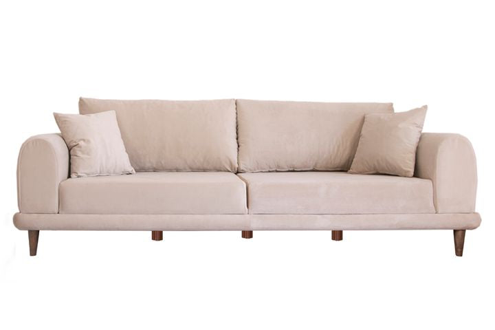 Nero 3-Sitzer Sofa aus Samtstoff