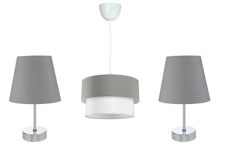 Homelight Tischlampe und Pendelleuchte Set