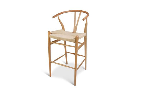 Wishbone Barhocker aus Holz