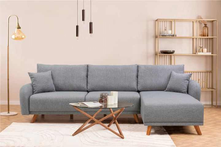 Hera Ecksofa mit Bettfunktion und 1 Bettkasten