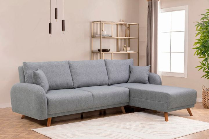 Hera Ecksofa mit Bettfunktion und 1 Bettkasten