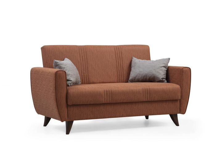 Zaden 2-Sitzer Sofa, Ziegelrot