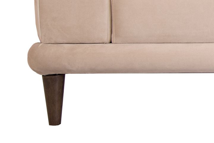 Nero 3-Sitzer Sofa aus Samtstoff