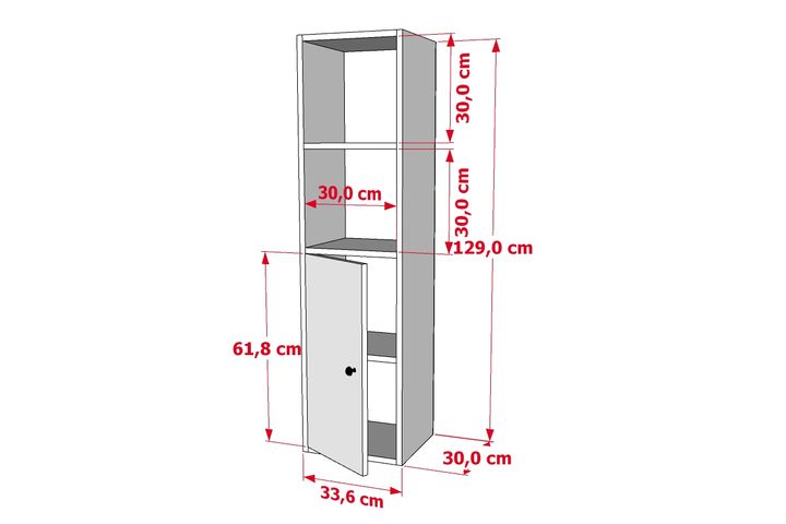 Lessie Mehrzweckschrank, Modul XXVIII