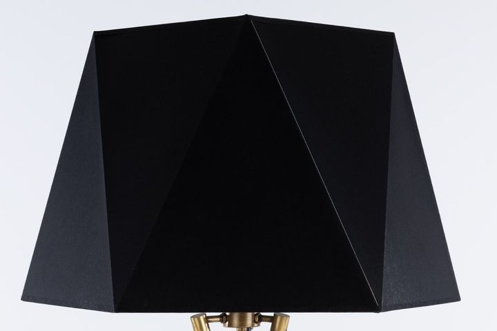 Hexa Stehlampe, Schwarz