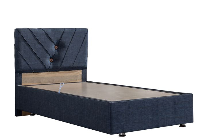 Lux Class Boxspringbett mit Kopfteil, 90x190 cm