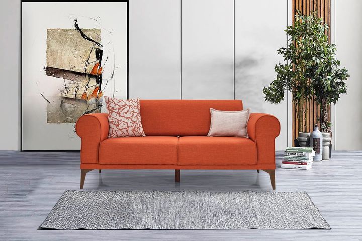 Step 2-Sitzer Sofa (Stofffarbauswahl im Showroom Genk)