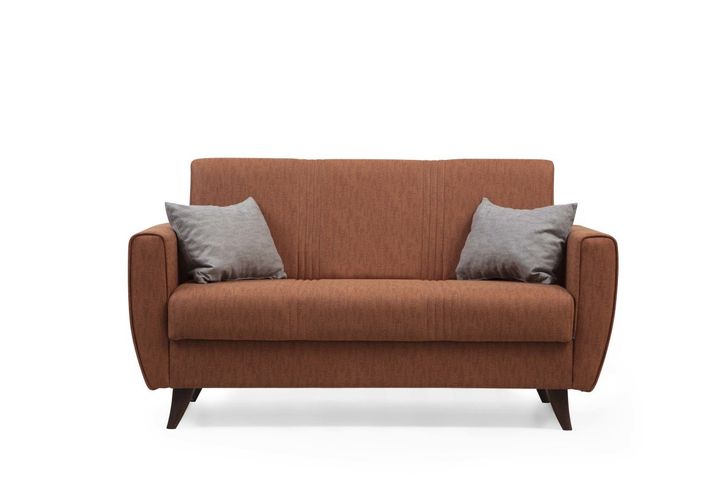 Zaden 2-Sitzer Sofa, Ziegelrot