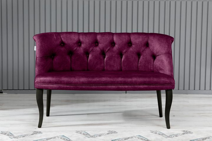 Armens 2-Sitzer Sofa mit Schwarzen Beinen