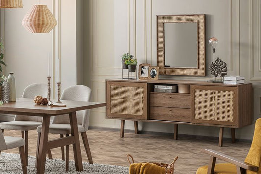 Melodie Rattan Sideboard