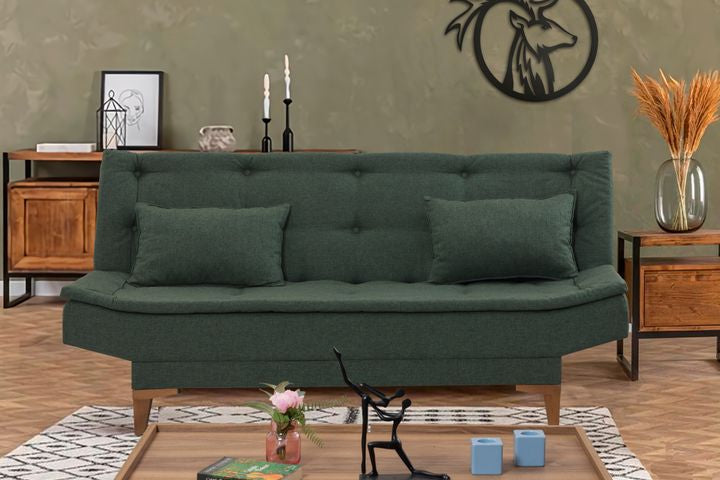 Kelly 3-Sitzer Sofa aus Leinenstoff